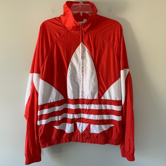ADIDAS Big Trefoil Windbreaker Track Jacket - Picture 1 of 5